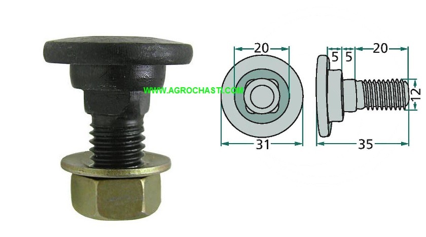 БОЛТ НОЖ КОСАЧКА KVERNELAND 56403000 KF