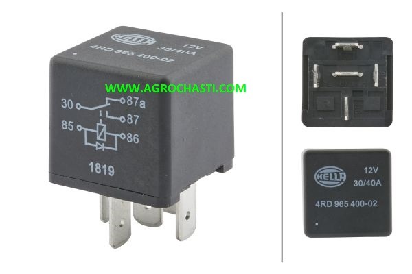 РЕЛЕ РАБОТЕН ТОК 4RD965 400-027