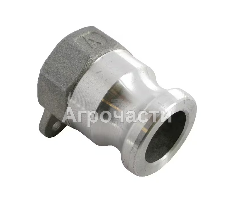 Camlock съединител от неръждаема стомана Kramp тип A — 4 цола; вътрешна резба BSP; 6,9 BAR — HCN100ASS102 — Агрочасти