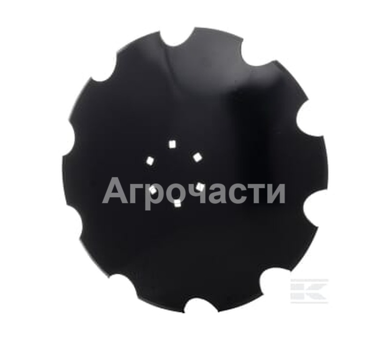Диск за брана — Ø610 мм × 5 мм; 6 монтажни отвора — HD610120 — Агрочасти